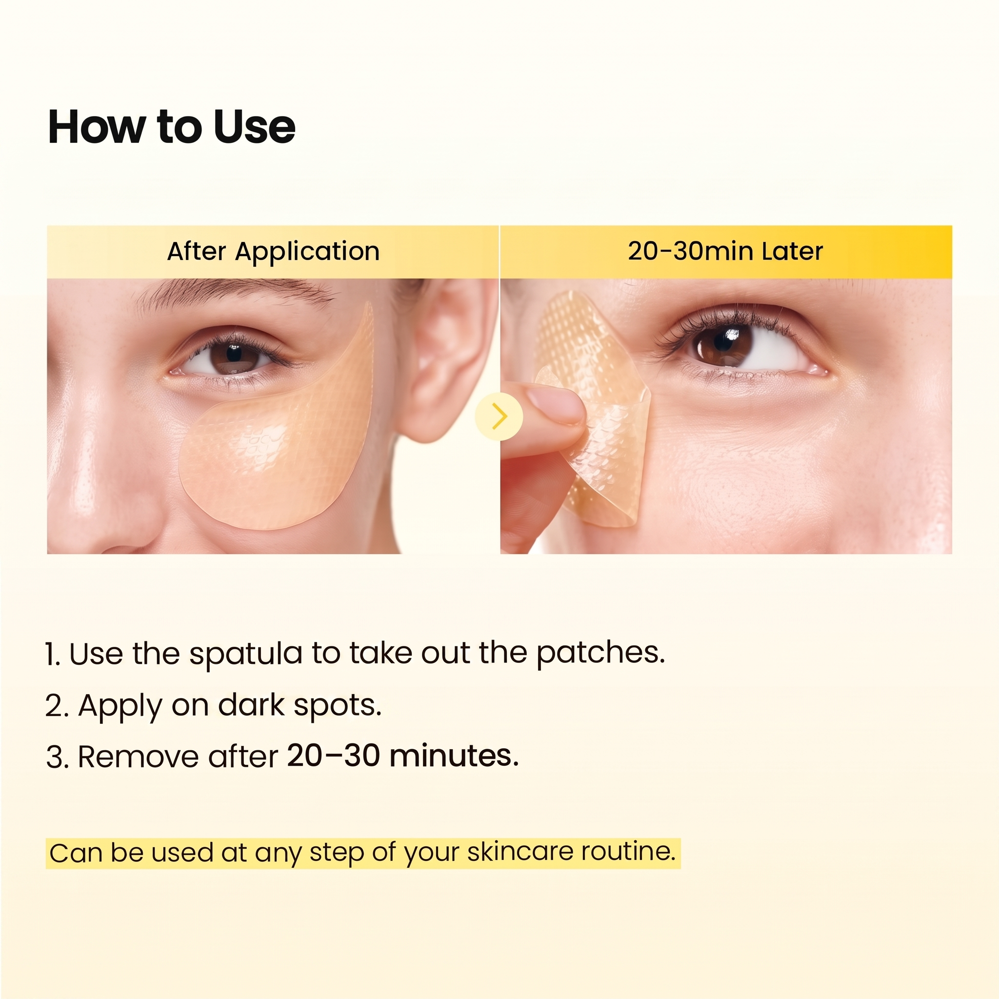 Niacinamide Hydrogel Dark Spot Serum Patch